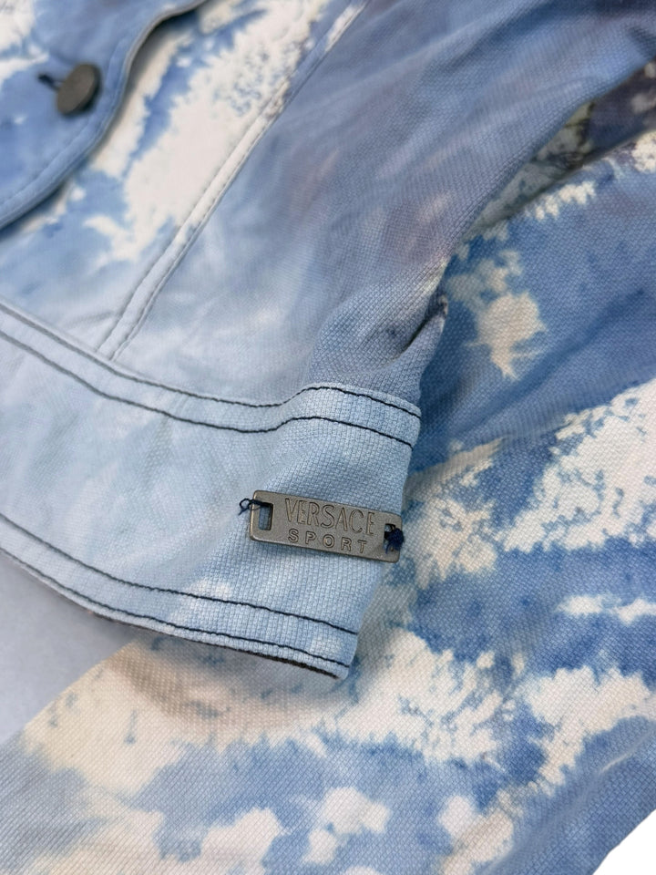 Versace Sport 2000s printed fitted jacket