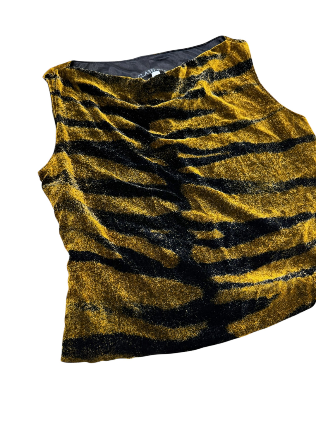 Class Roberto Cavalli ‘Velvet Tiger’ sleeveless top