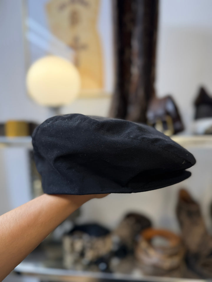 Versace Sport black Medusa flat cap (M)