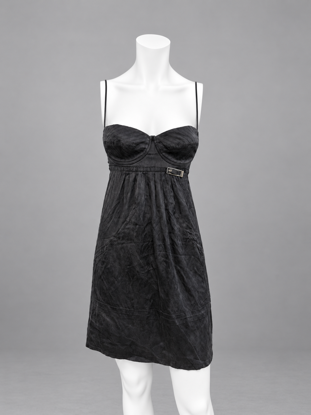 Blu Byblos silk bustier mini dress