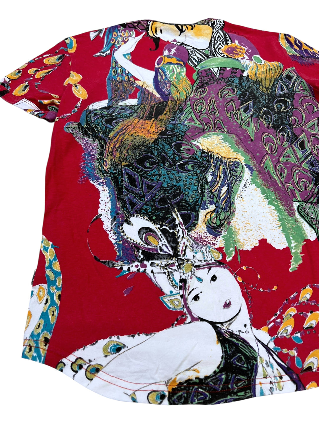 Just Cavalli Surrealist Graphic T-Shirt Extra Large