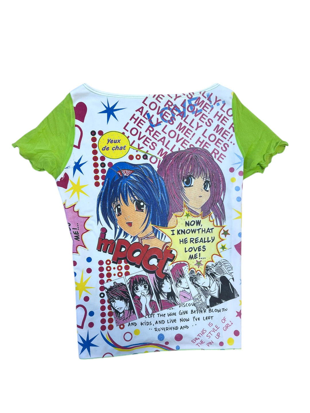 2000’s graphic anime tee women’s medium