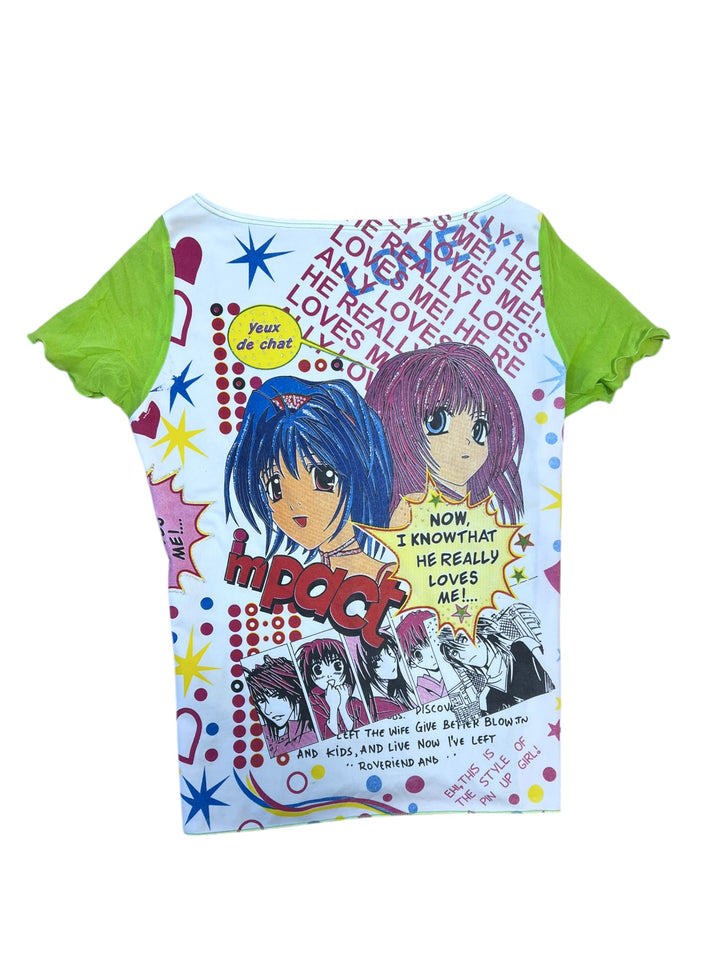 2000’s graphic anime tee women’s medium