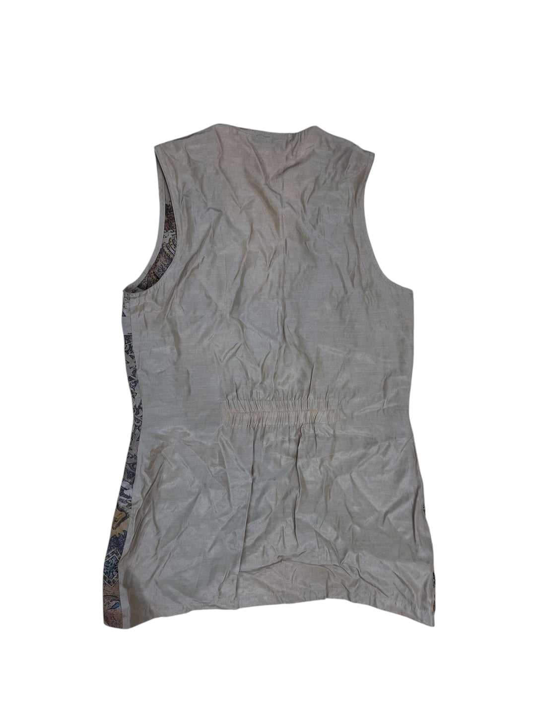 Vintage Ethnic Print Vest Medium