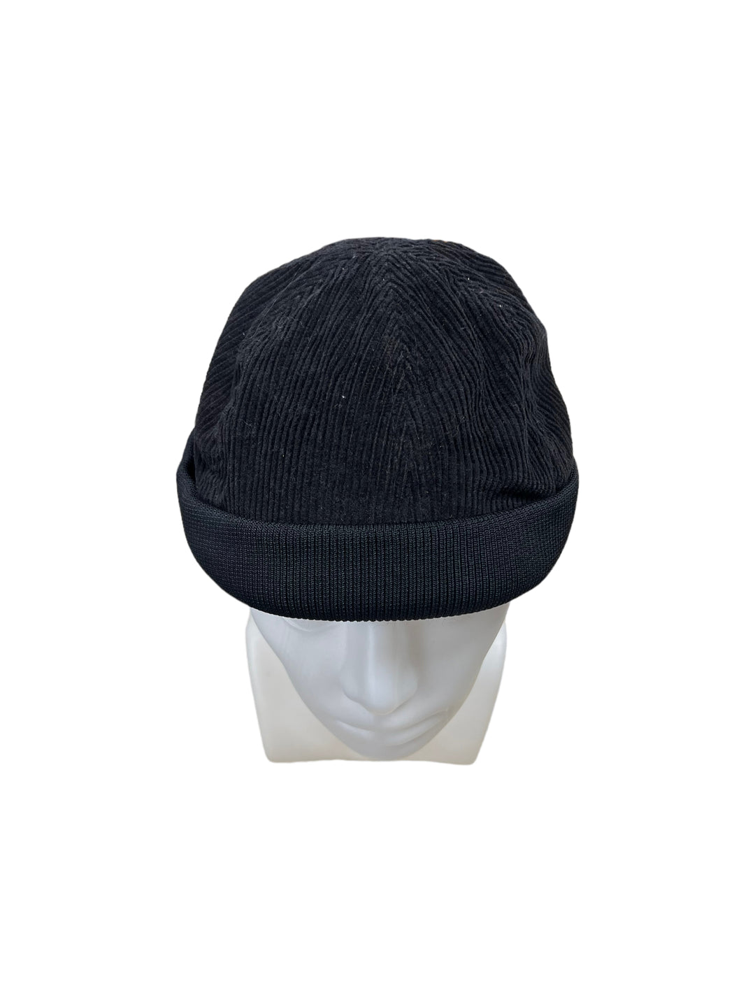 Vintage Cotton Black Beanie Onesize