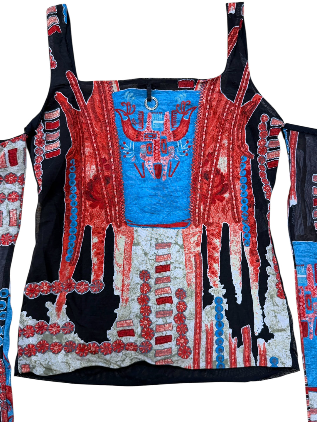 Save The Queen Mesh Top Large