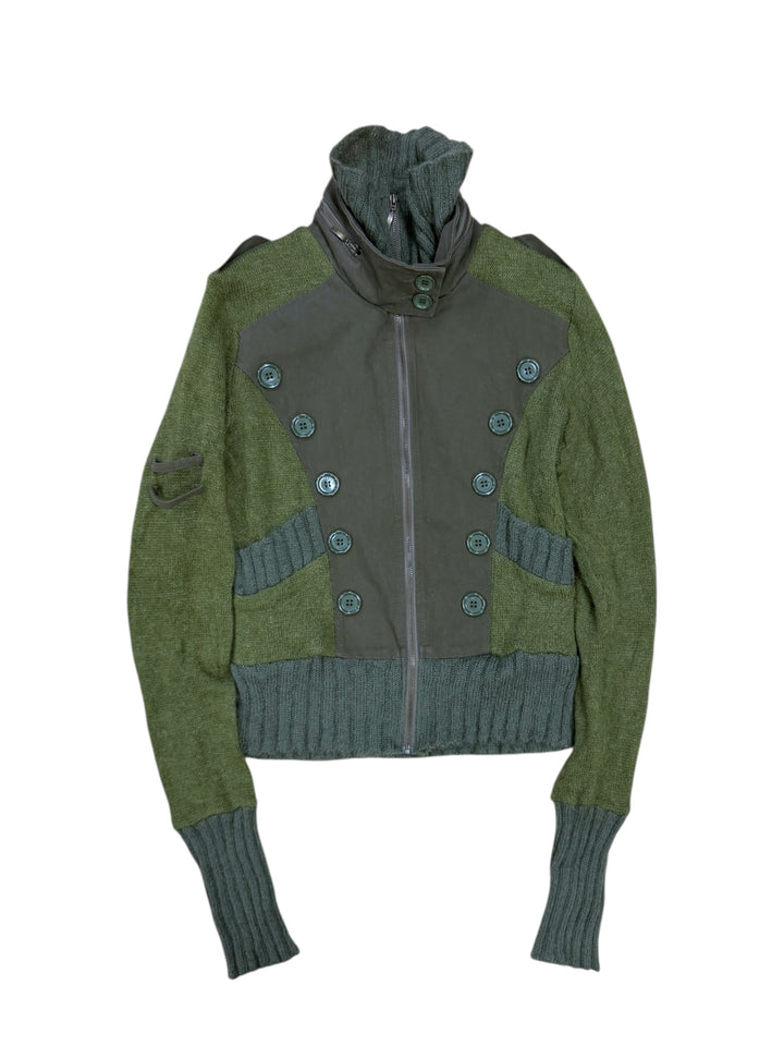 AnnaRita Vintage Military Hybrid Jacket Medium