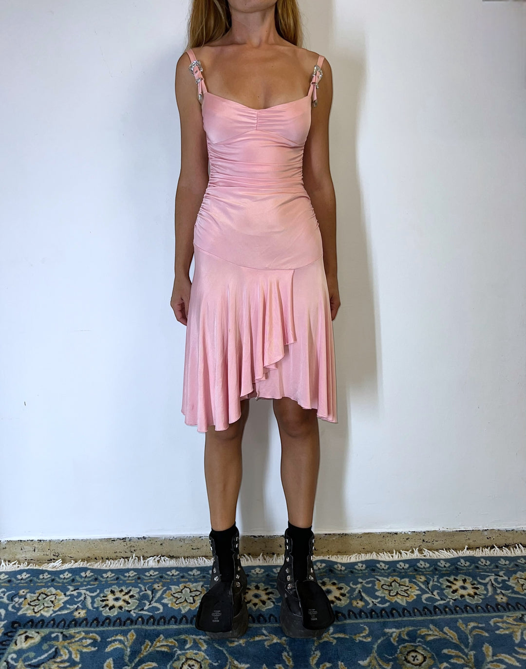John Richmond y2k jersey dress extra small Rats Vintage John Richmond y2k jersey dress extra small Rats Vintage