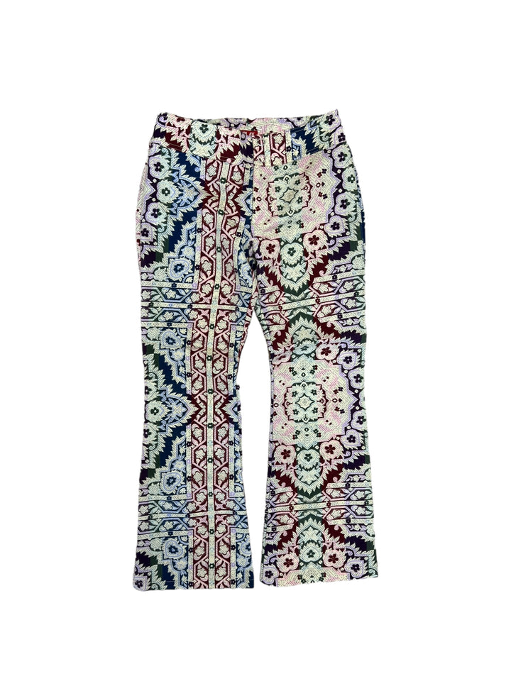 Replay vintage all over print pants women’s small(34)
