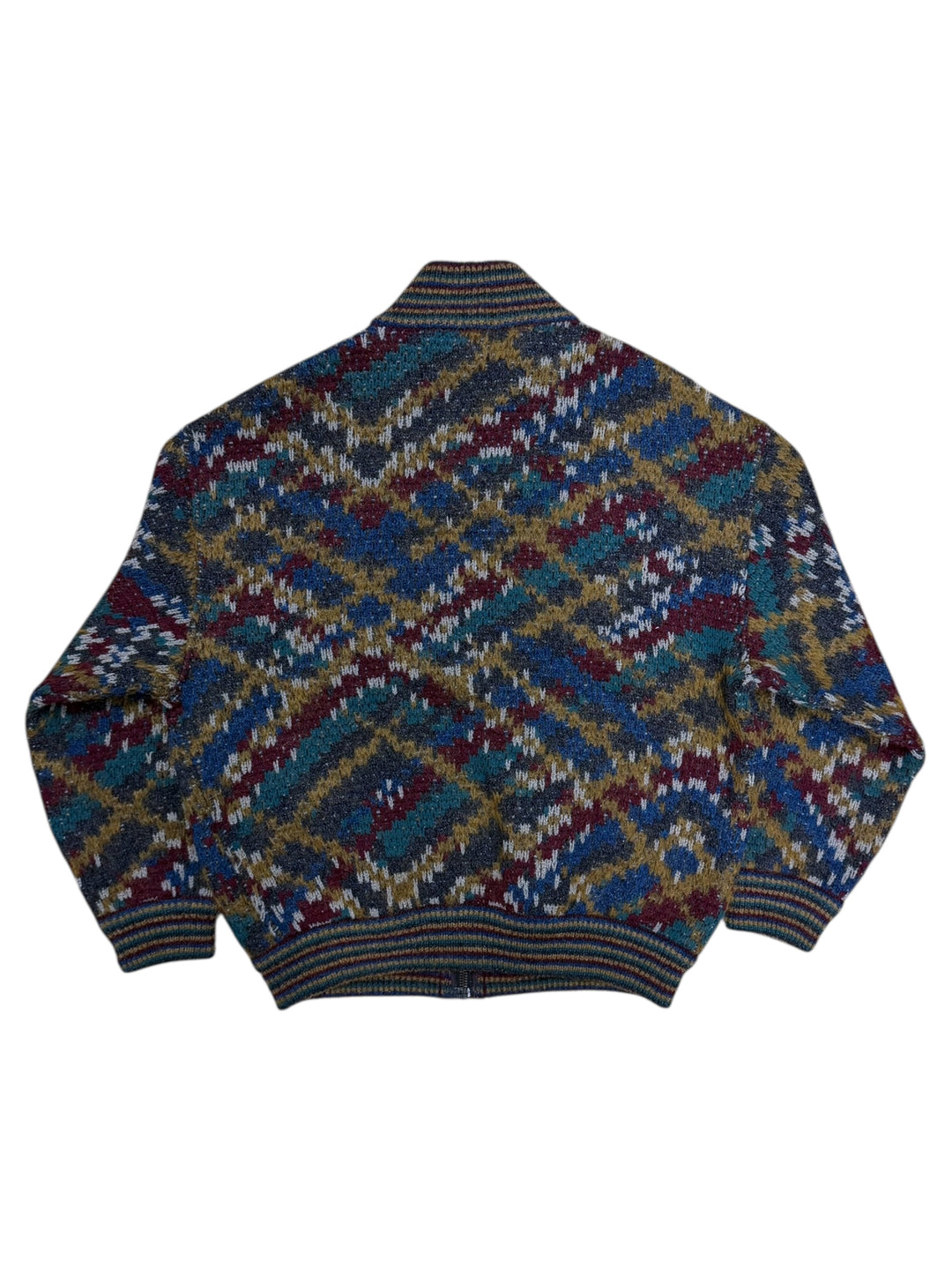 Missoni Sport 1980s Wool Blend Bomber Jacket