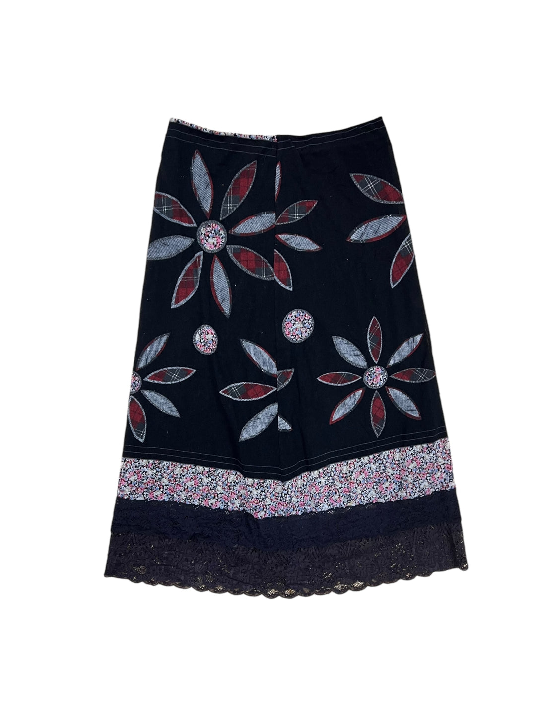 Vintage Longline lace skirt M/L