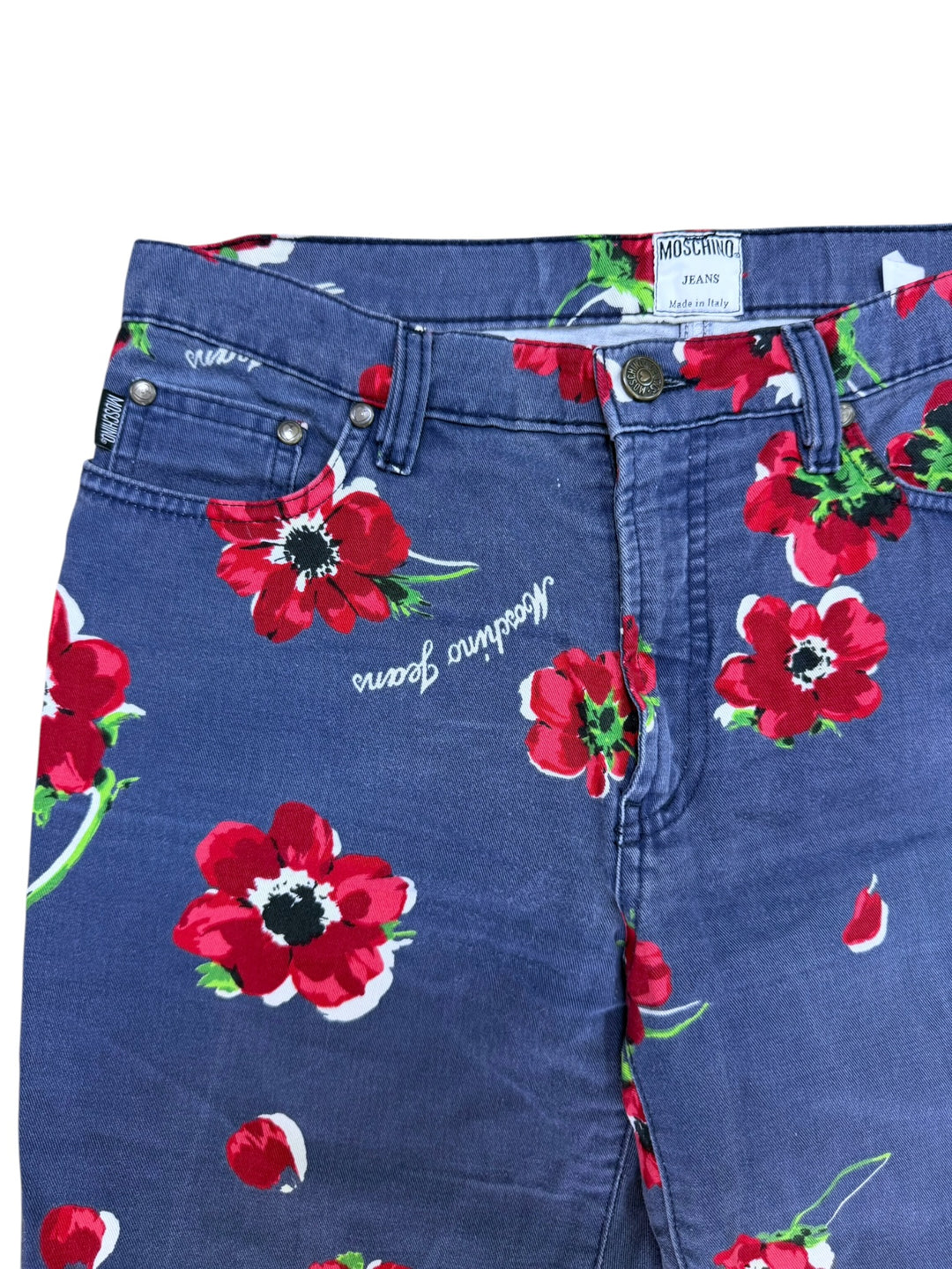 Moschino vintage floral print jeans