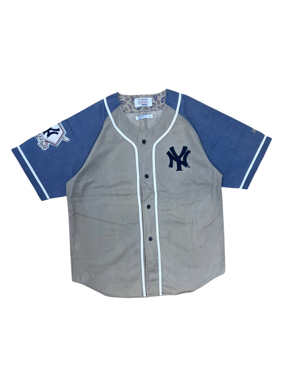 MLB New York Yankees Baseball Paisley Jersey - Starter Large