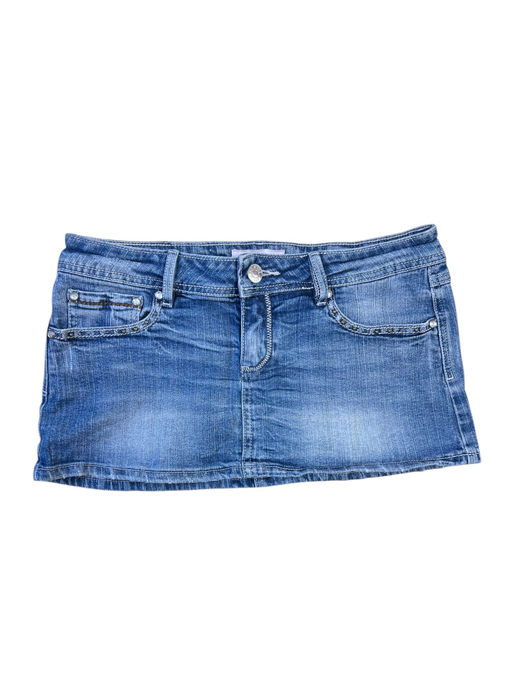 Vintage denim mini skirt small(36)