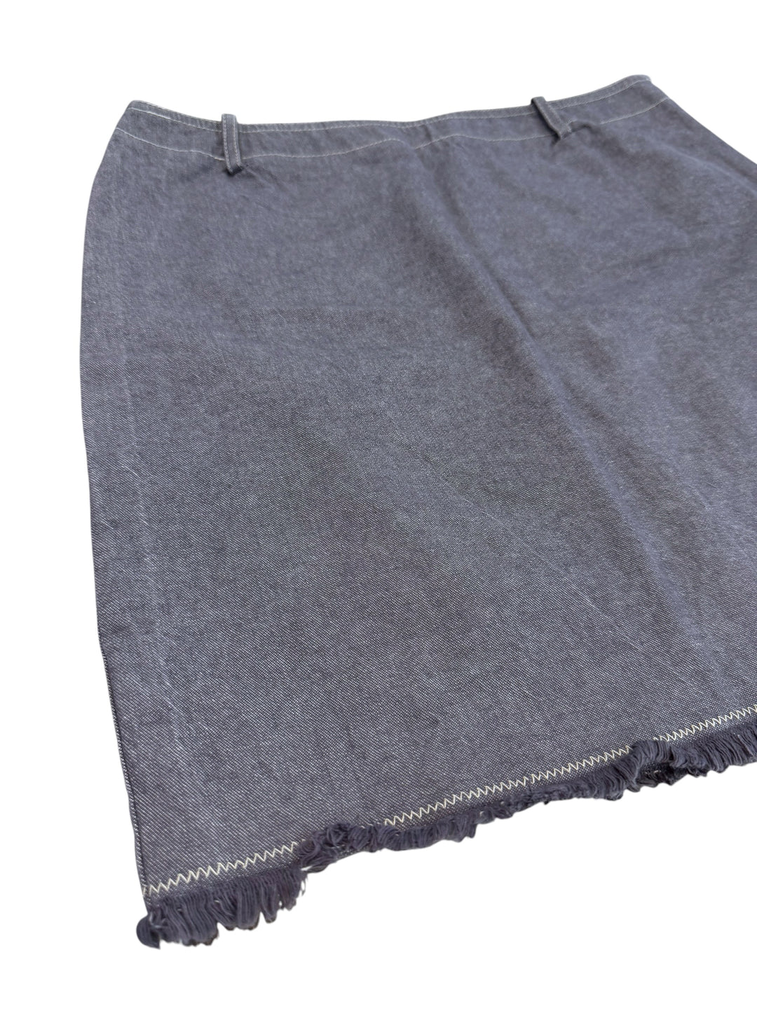 Miu Miu frayed hem mini skirt