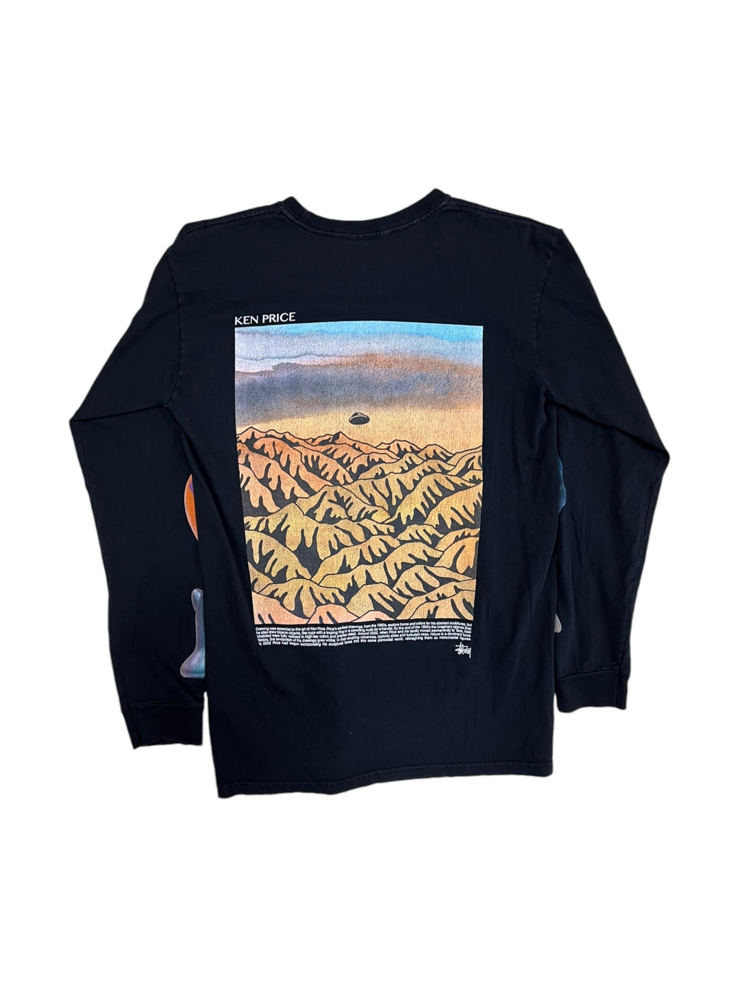 Stüssy y2k printed long sleeve top men’s small