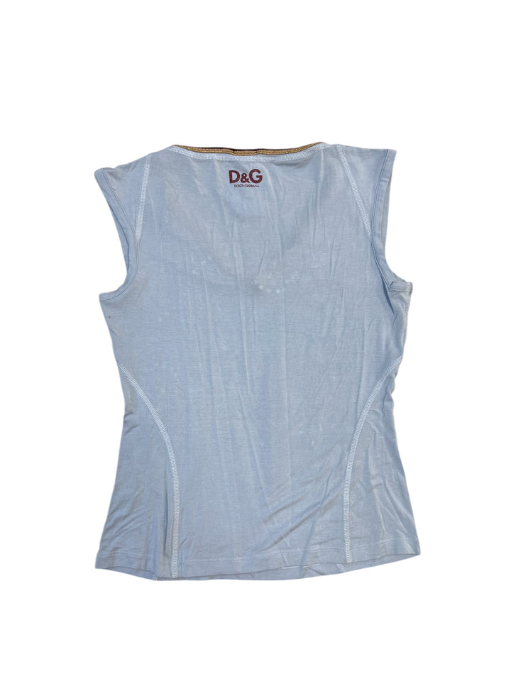 GABBANA ‘’threesome at Santa Lucia’’ vintage top women’s small