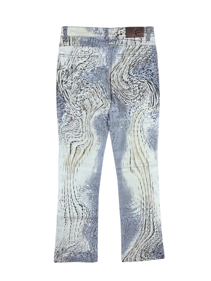 Just Cavalli SS2002 Natural Eroded Jeans Small(eu34)