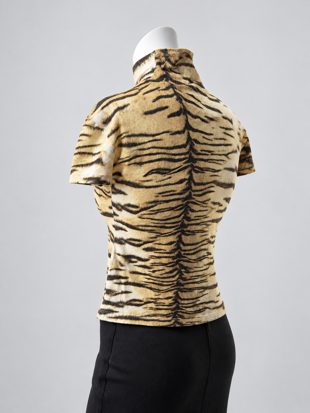 Roberto Cavalli tiger print short-sleeve top