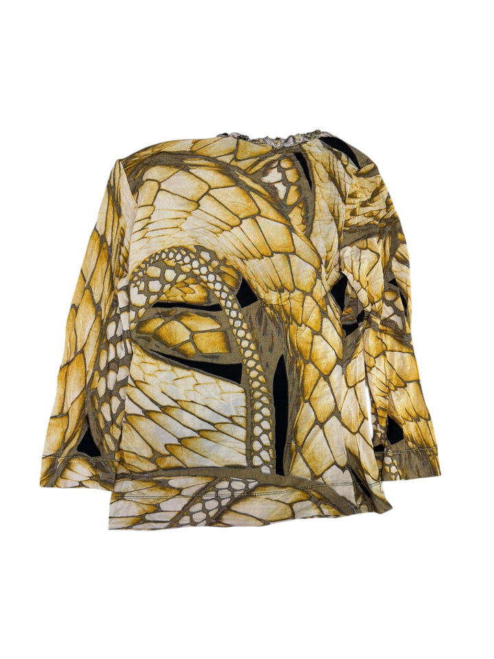 Just Cavalli golden serpentine top small