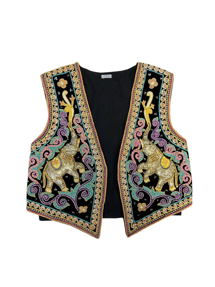 Vintage 80’s Embroidered Kelaga Vest