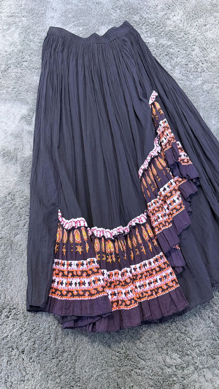 OPC bohemian pleated skirt one size