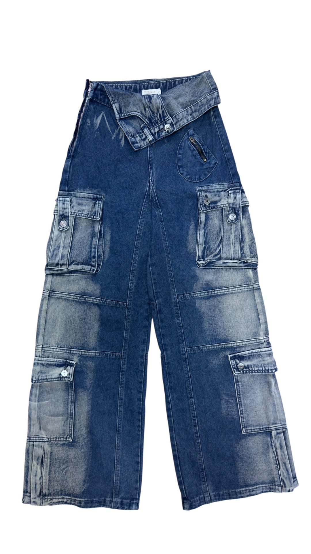 Monique denim cargo pants