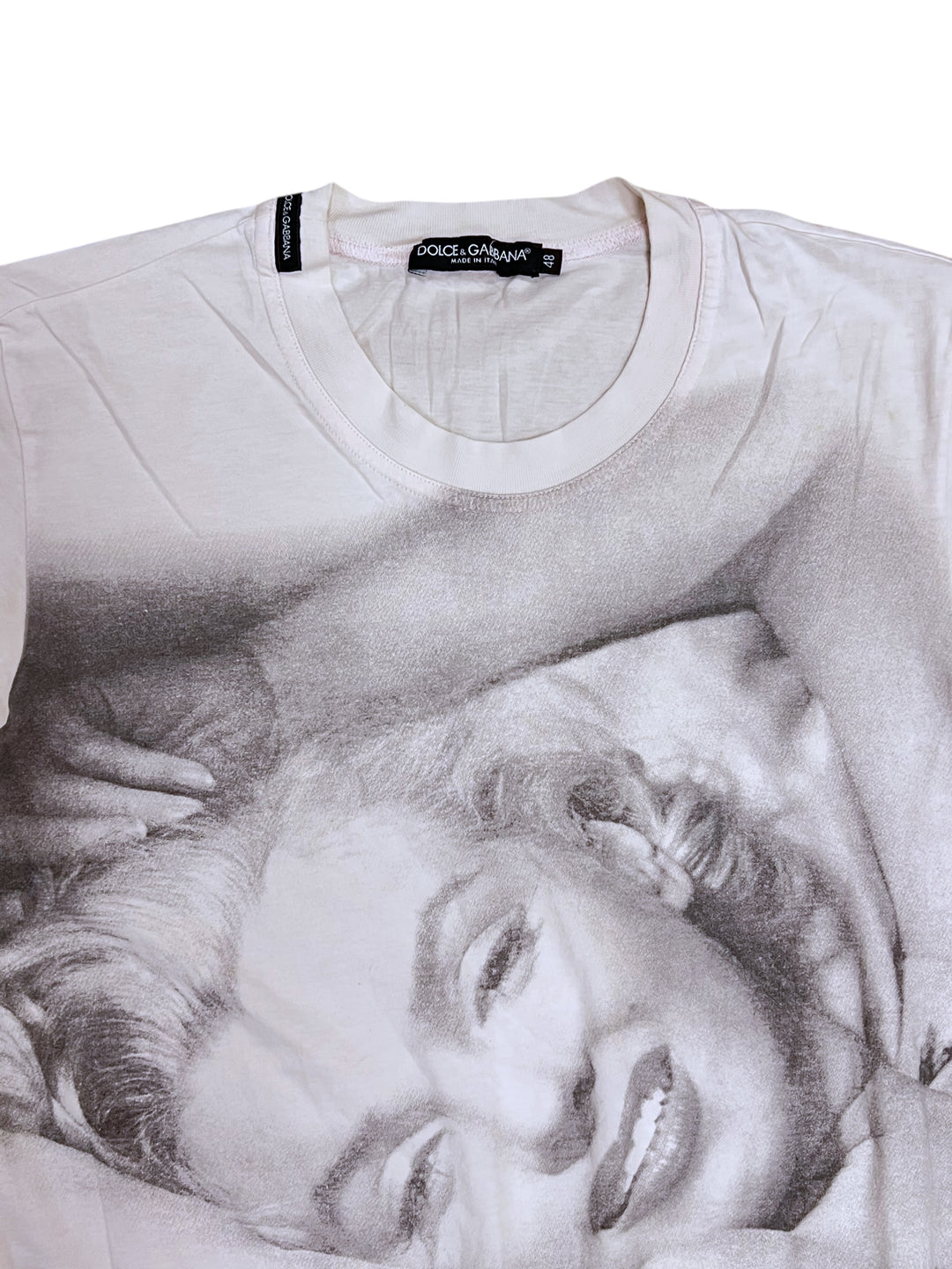 DOLCE&GABBANA 2006 Marilyn Monroe printed Tshirt wOMEN'S LARGE