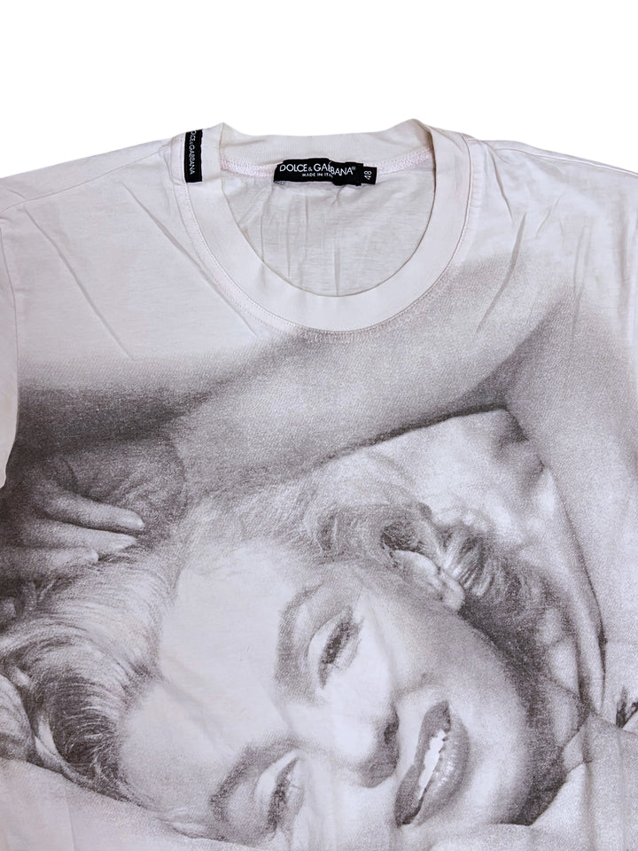 DOLCE&GABBANA 2006 Marilyn Monroe printed Tshirt wOMEN'S LARGE