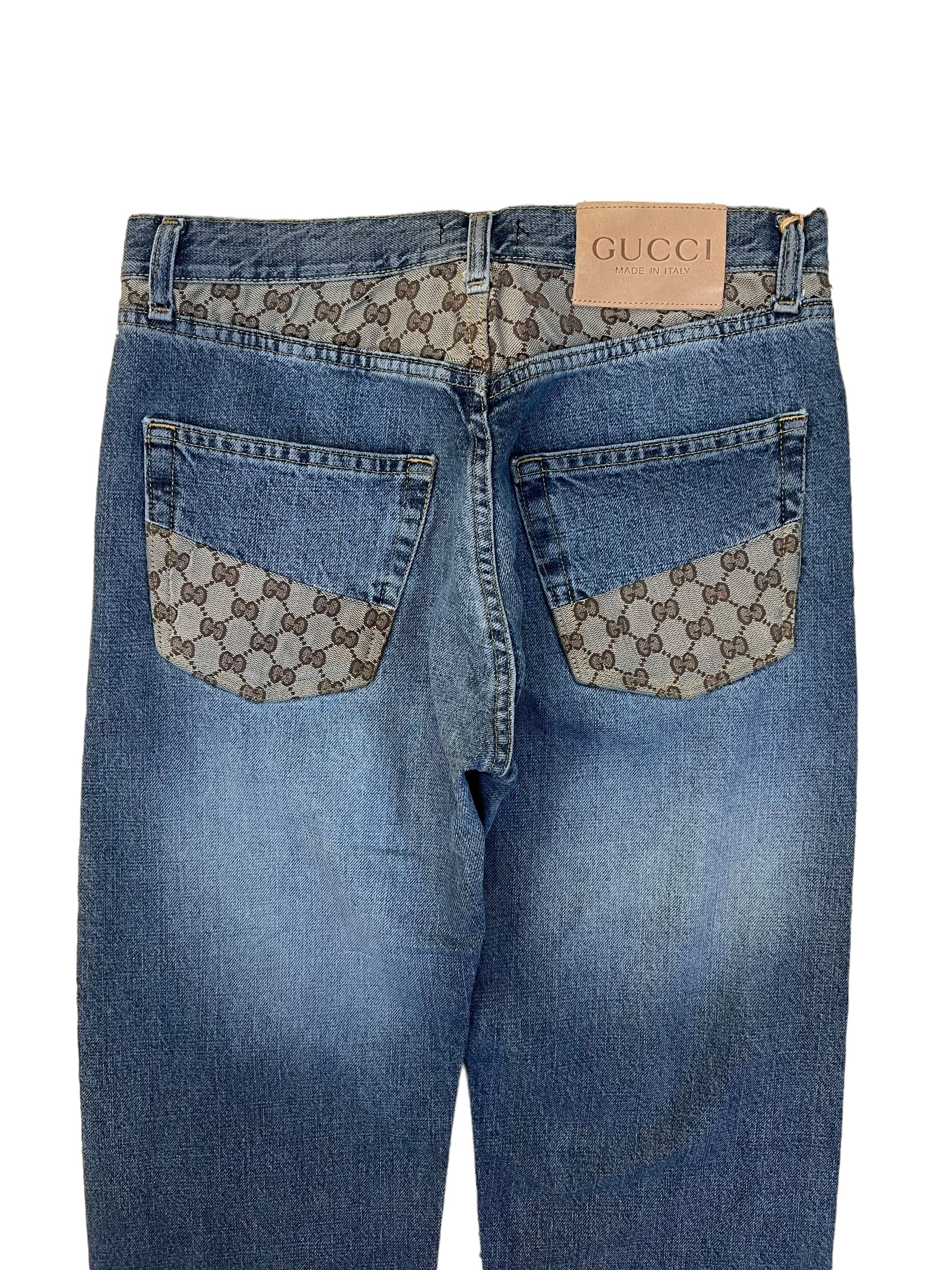 Custom gucci jeans on sale