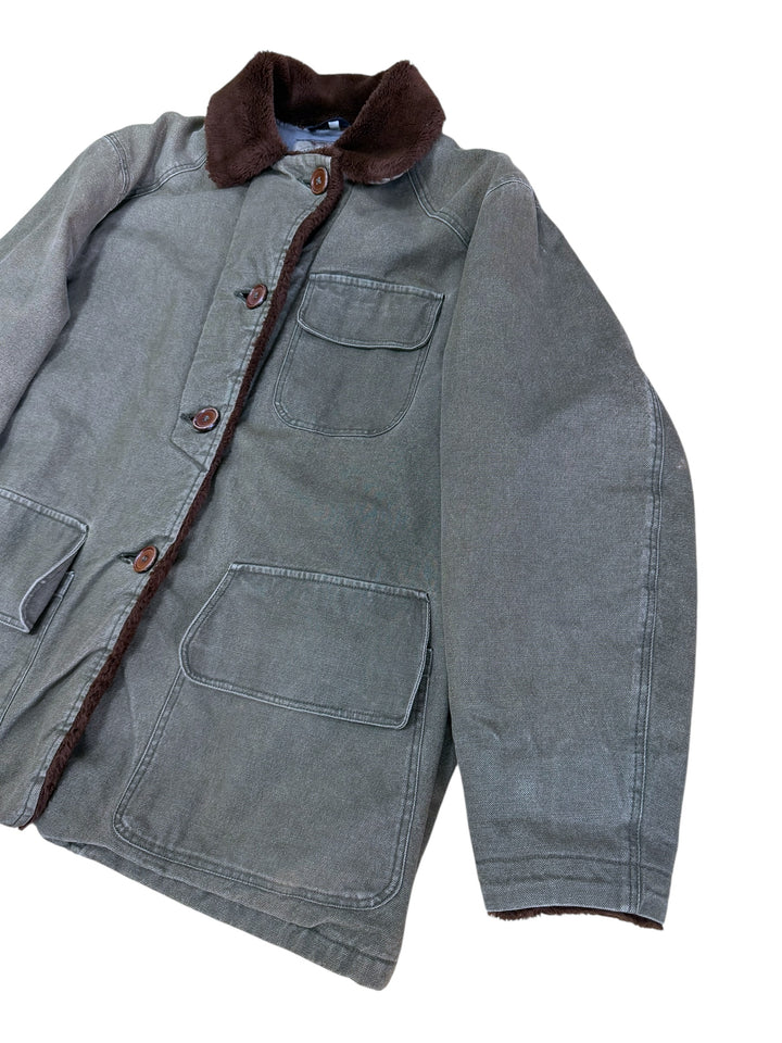 Armani Jeans Shearling-Trim Utility Jacket