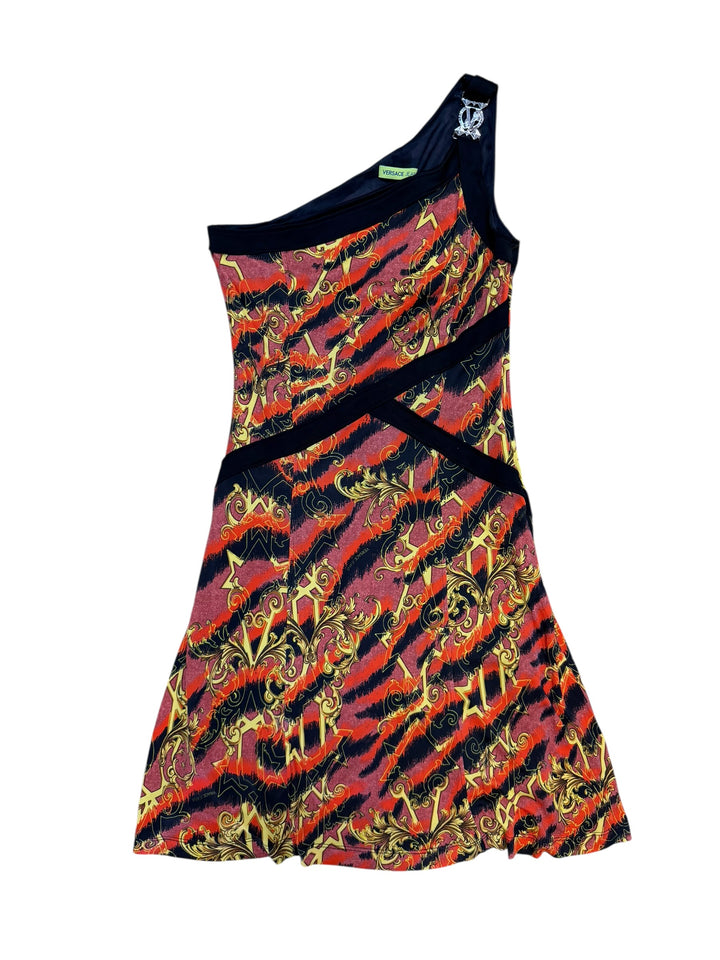Versace Jeans 2000s printed dress