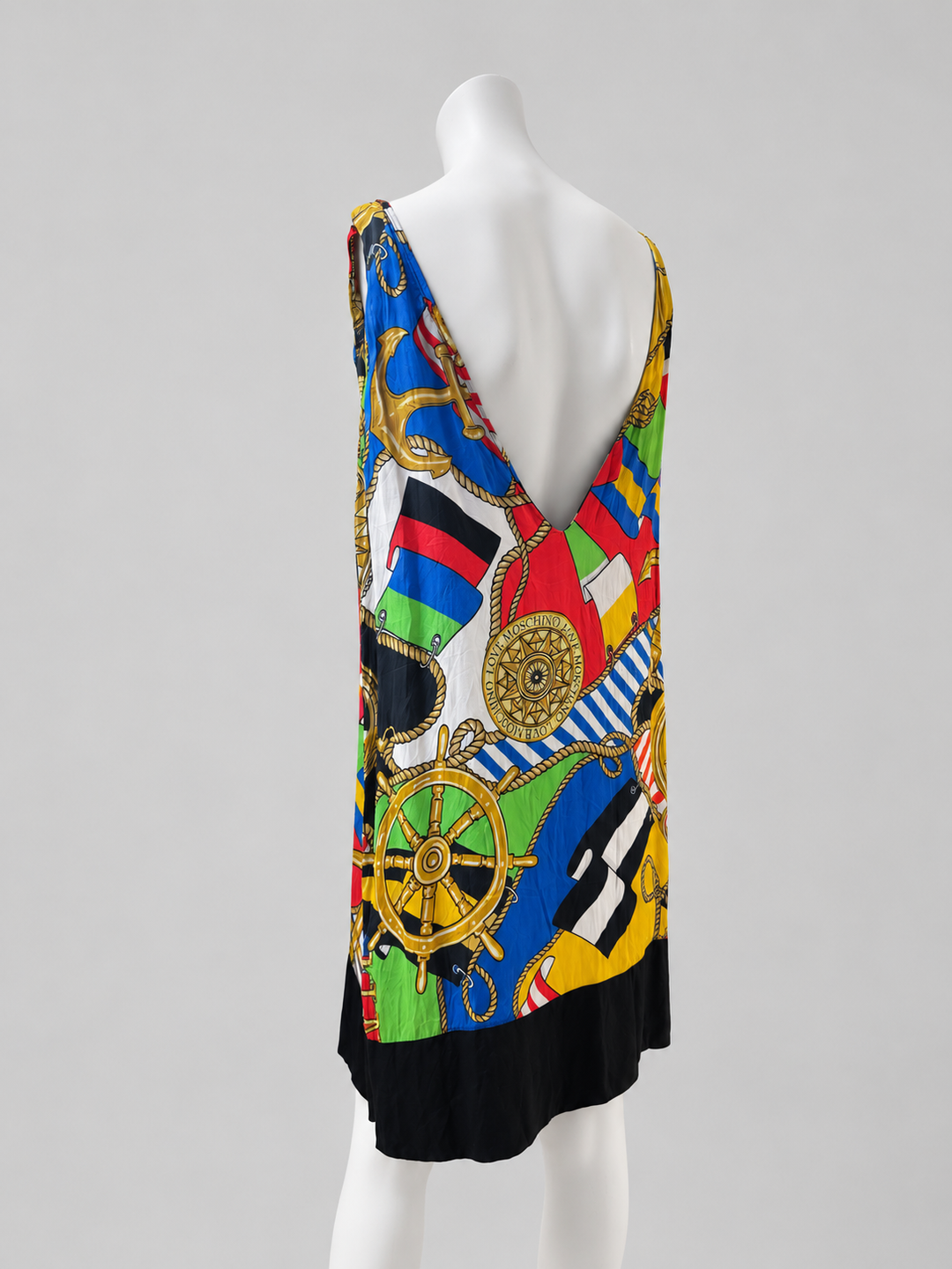 Love Moschino Nautical Print Mini Dress
