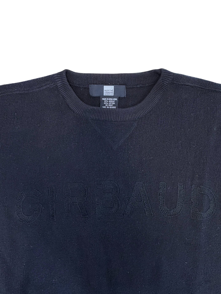 Marithé + François Girbaud vintage logo knit sweater