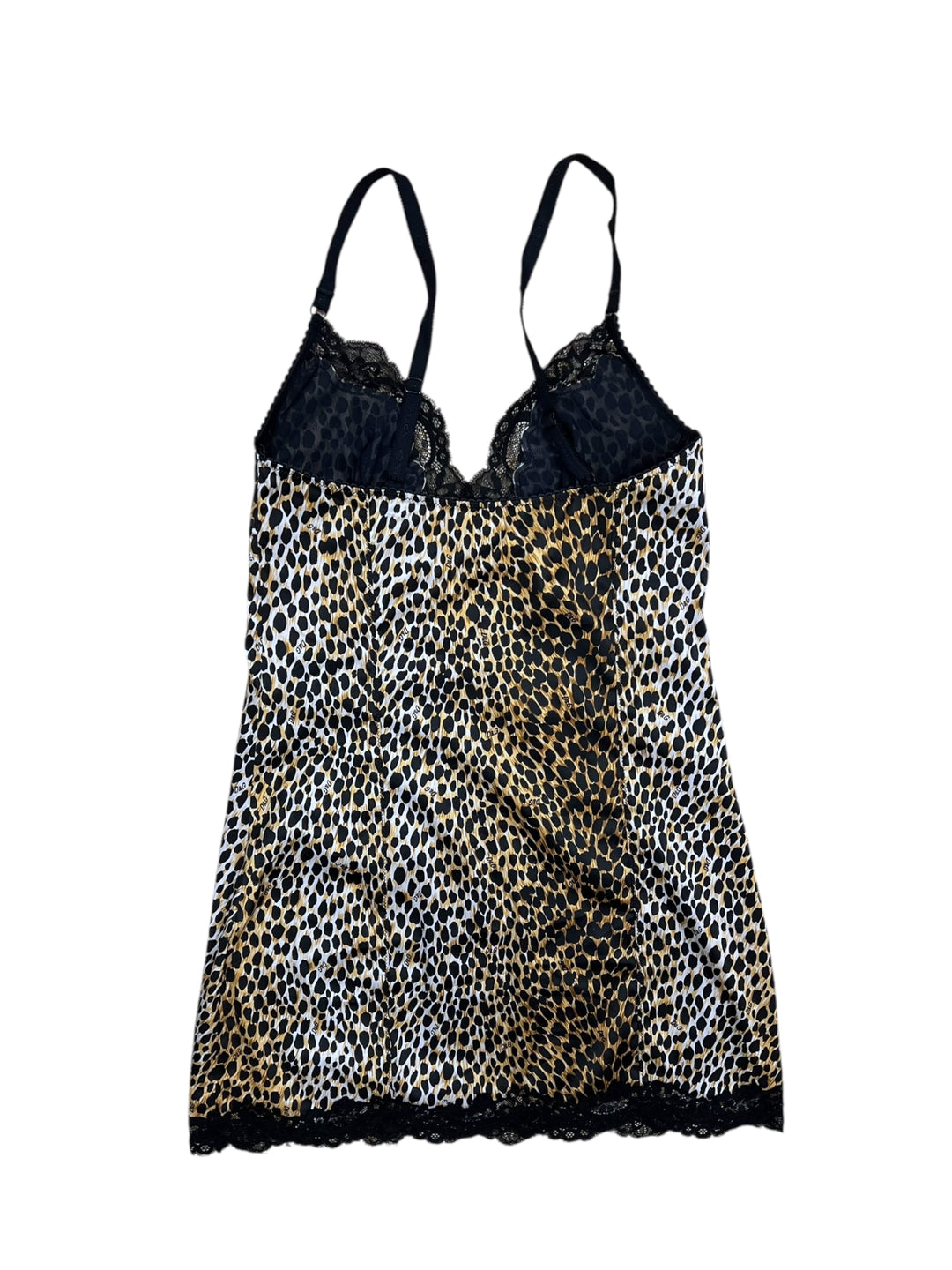 Dolce&Gabbana Vintage Lace-Trimmed Slip Dress S-M