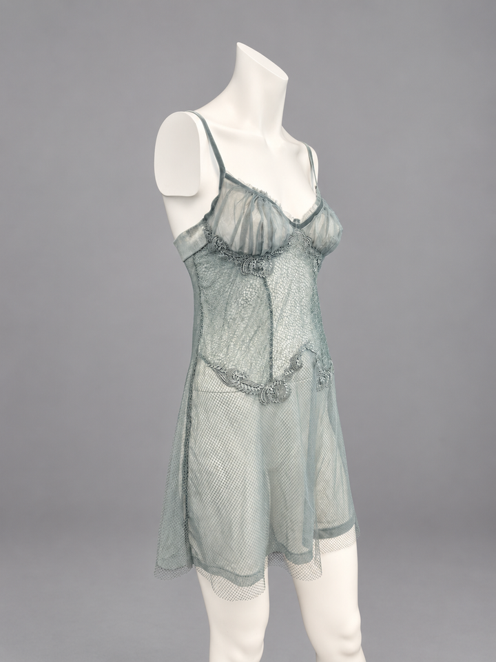 La Perla sheer lace slip dress