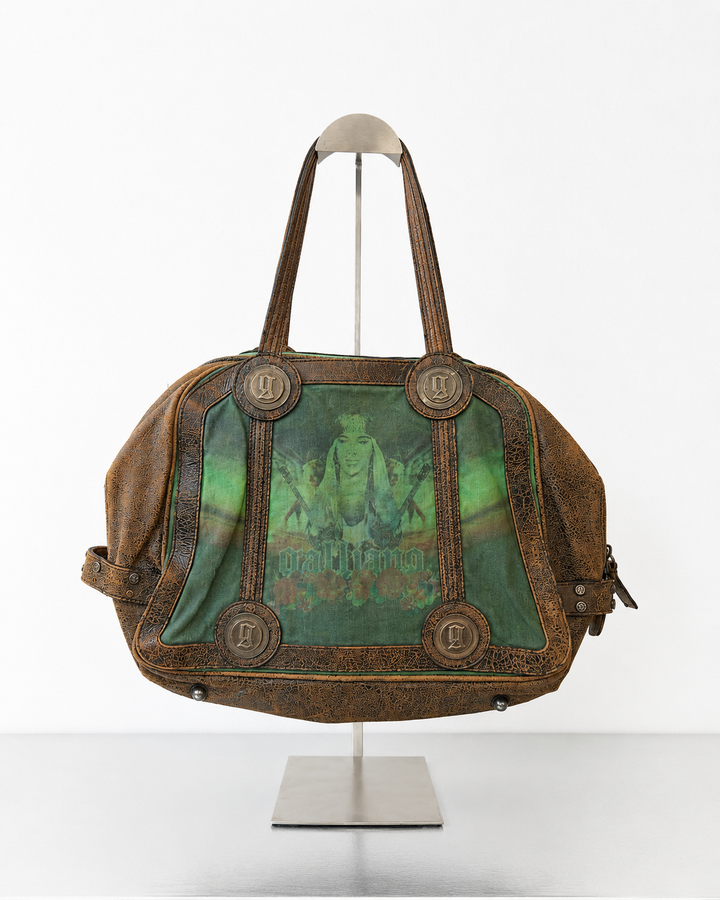 Galliano rare archive 2007 portrait Boston bag