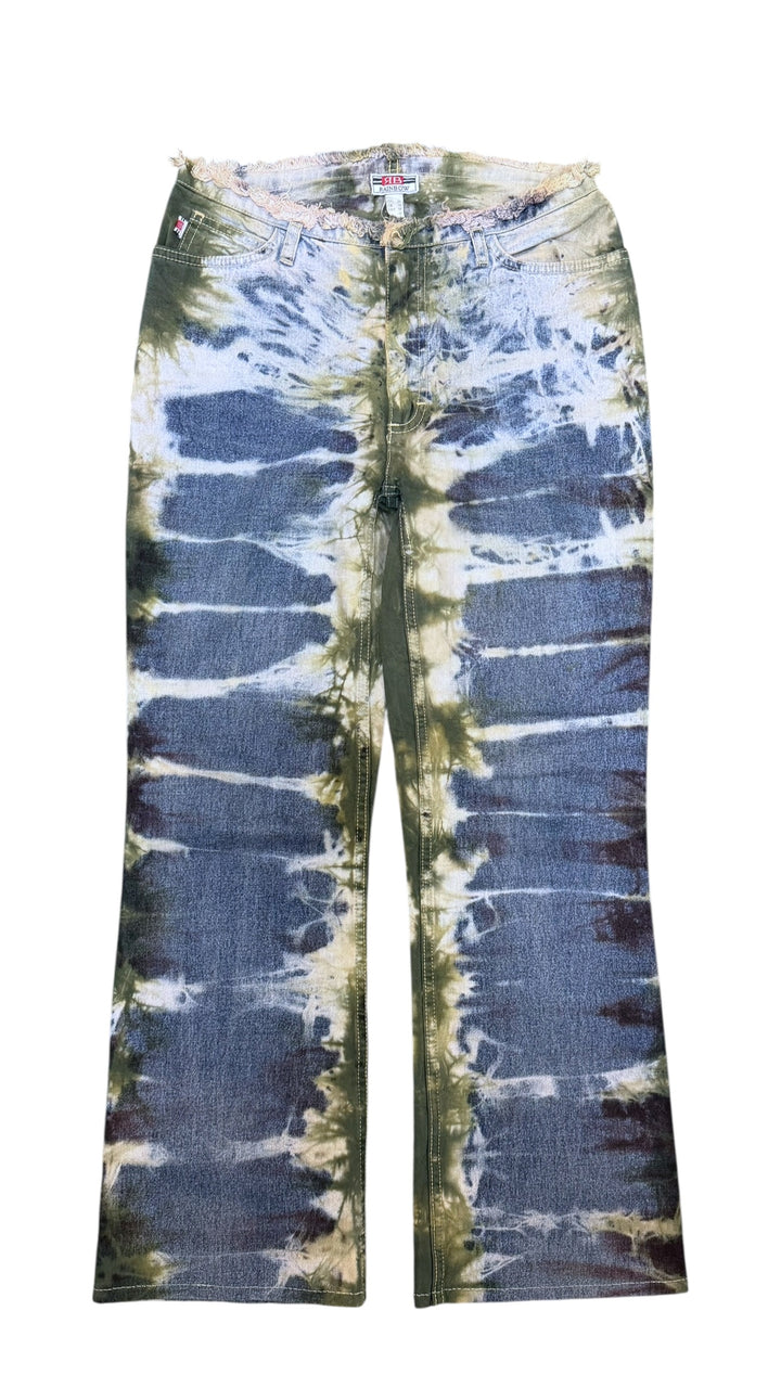 RB Rainbow 2000s tie-dye jeans