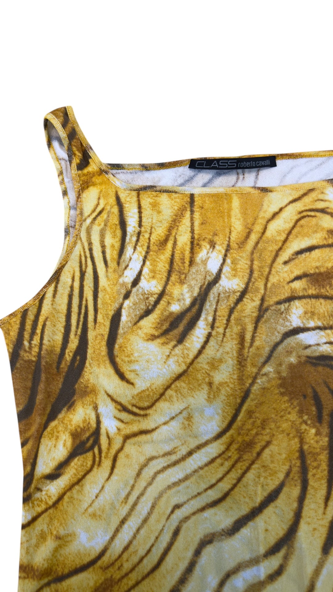 Roberto Cavalli CLASS tiger print tank top medium