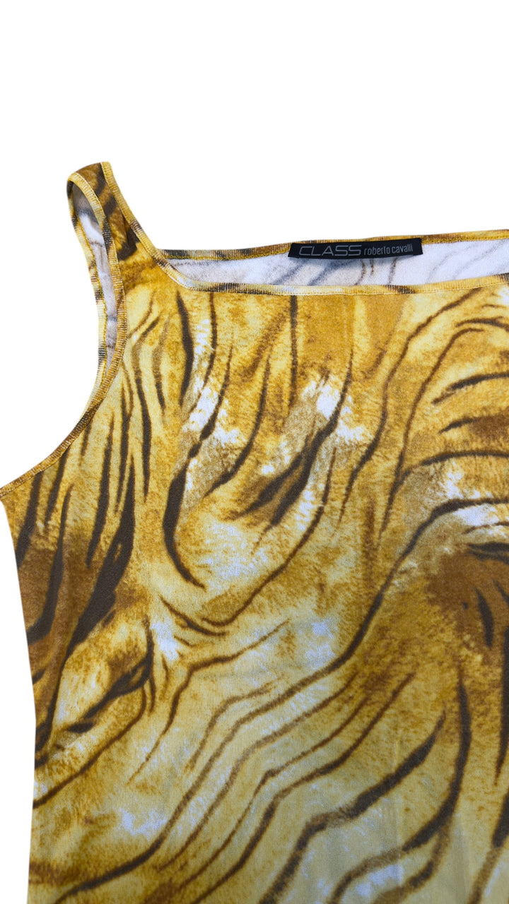 Roberto Cavalli CLASS tiger print tank top medium