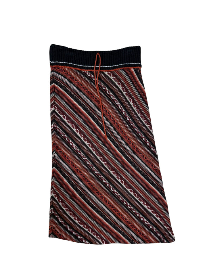Vintage Knit Midi Skirt Medium