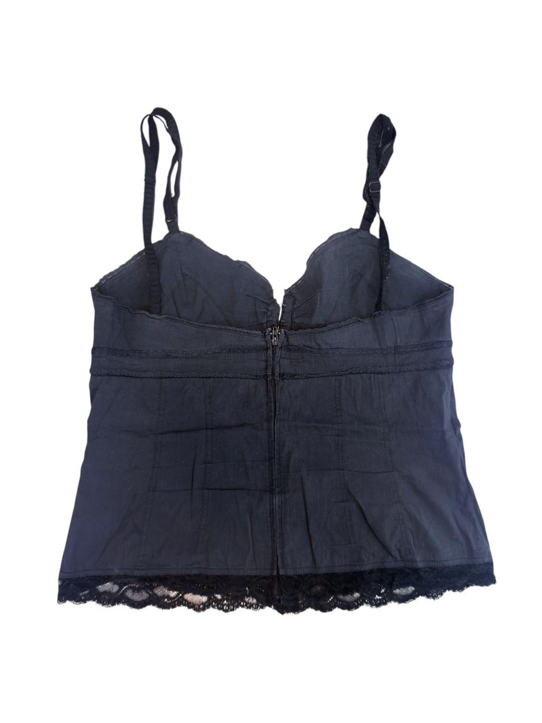 Dolce&Gabbana sheer black corset camisole top