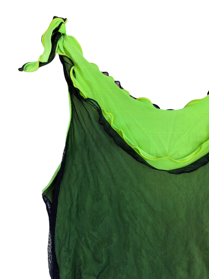 Fiorucci reversible mesh tank top