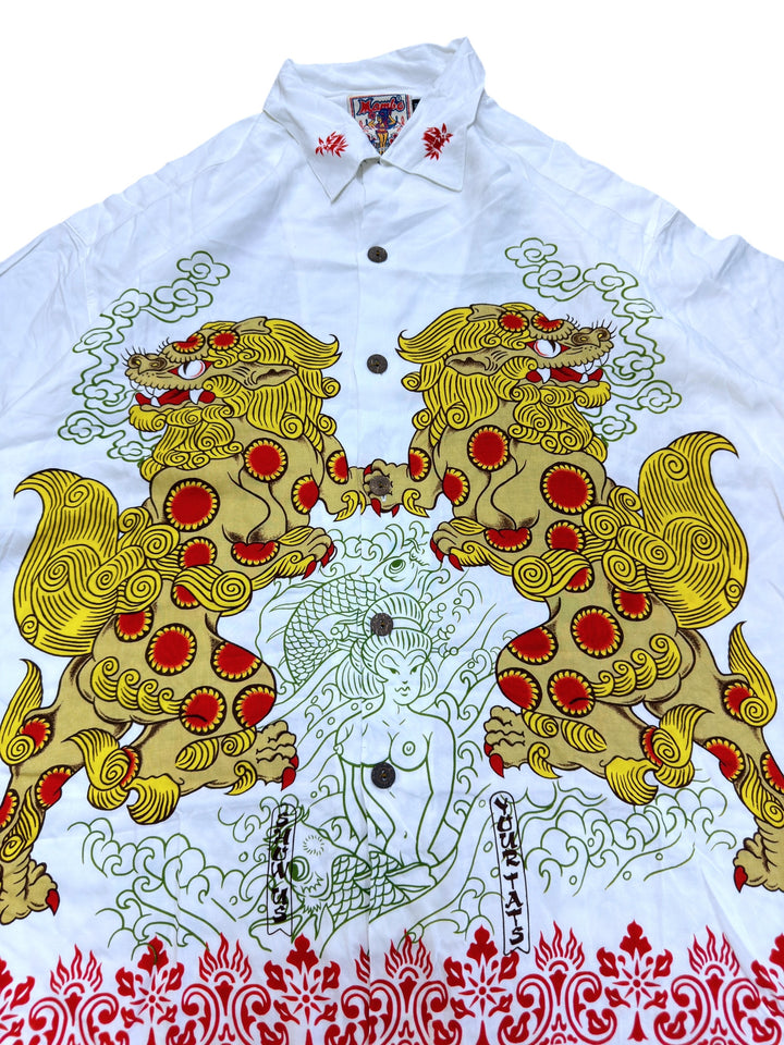 Rare Vintage Mambo Loud Shirt “Show Us Your Tats” by Jim Mitchell