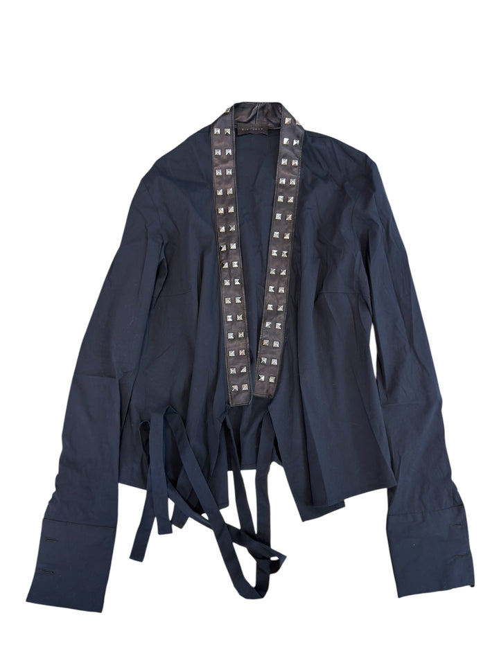 John Richmond studded wrap jacket