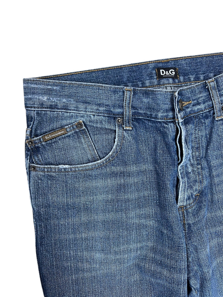 Dolce&Gabbana Vintage Distressed Logo Jeans Men’s Medium