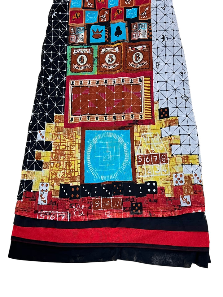 Save the Queen Cards maxi mesh dress large