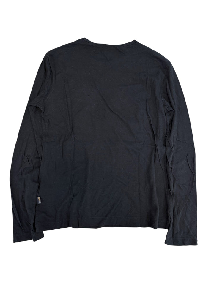Just Cavalli gold embroidered long sleeve top