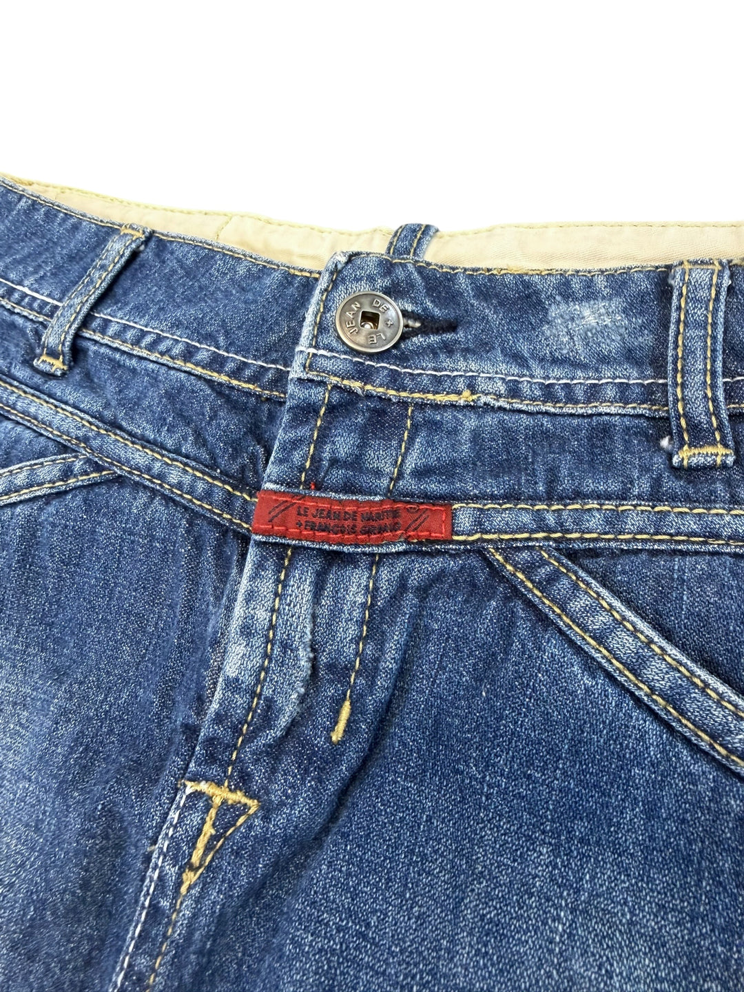 Marithé + François Girbaud denim mini skirt