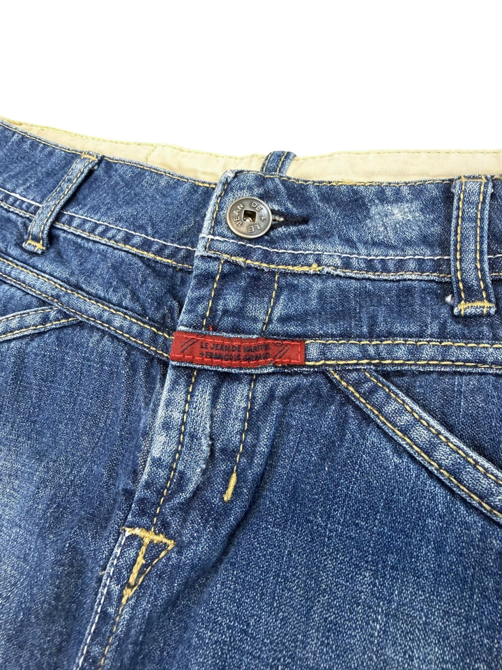 Marithé + François Girbaud denim mini skirt